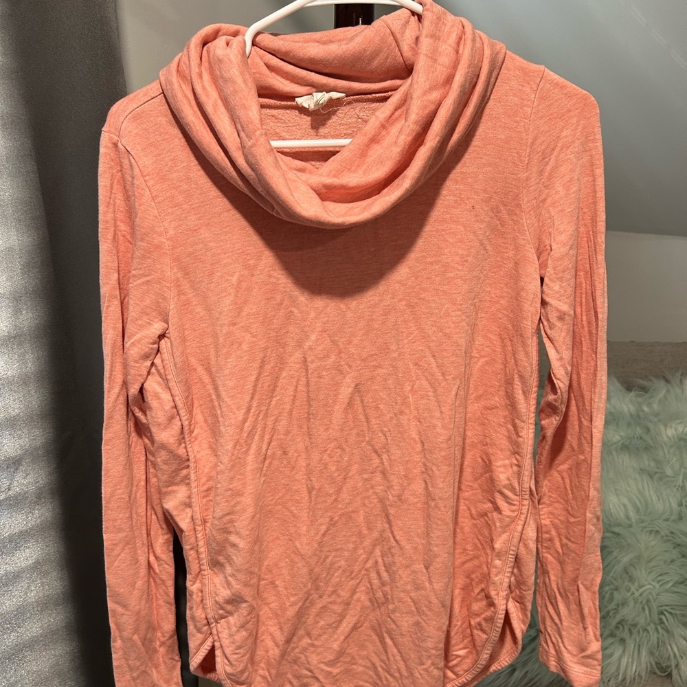 Loft Cowl Neck Long Sleeve Top